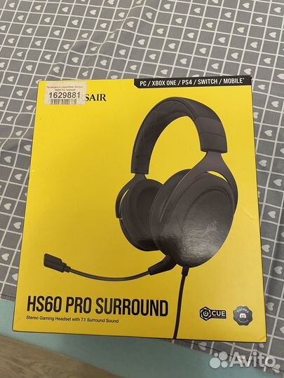 Наушники Corsair HS60 Pro Surround