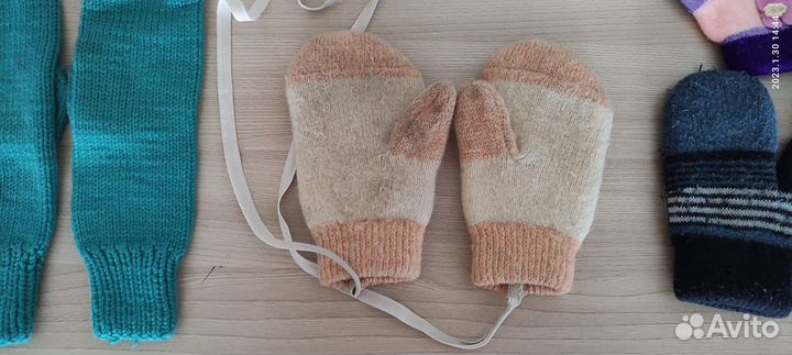 Варежки и перчатки детские