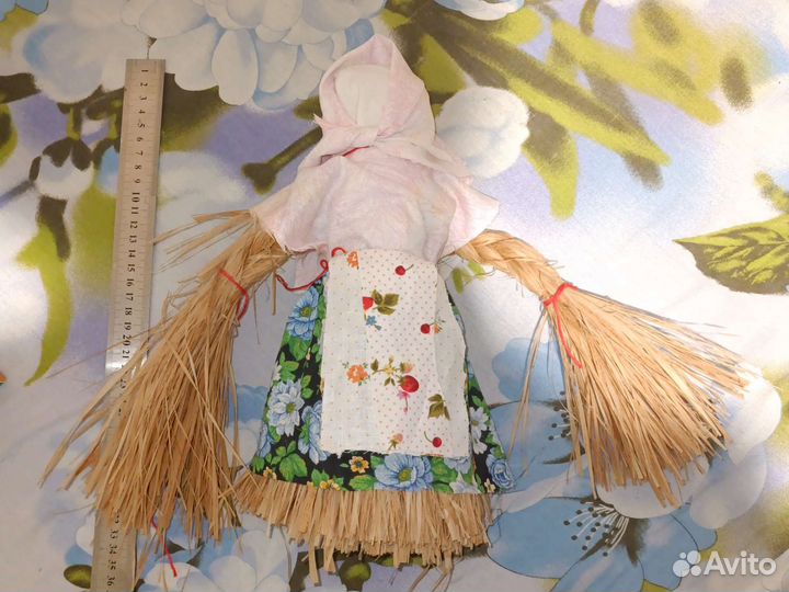 Кукла Хэнд Мэйд из мочала Масленица