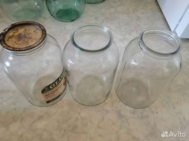 Бутылки, банки стекло