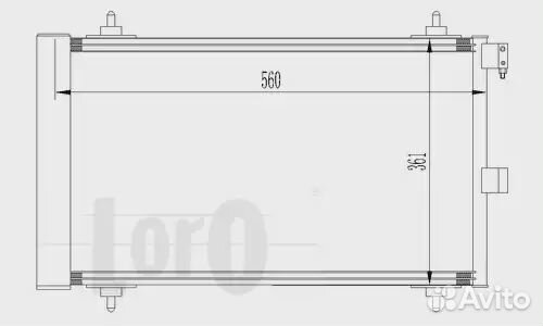 Радиатор кондиционера citroen: xsara (N0/N1/N2) 2