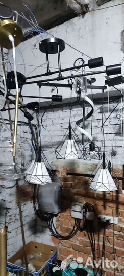 Светильник подвесной, люстры, бра