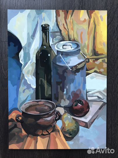 Натюрморт гуашью