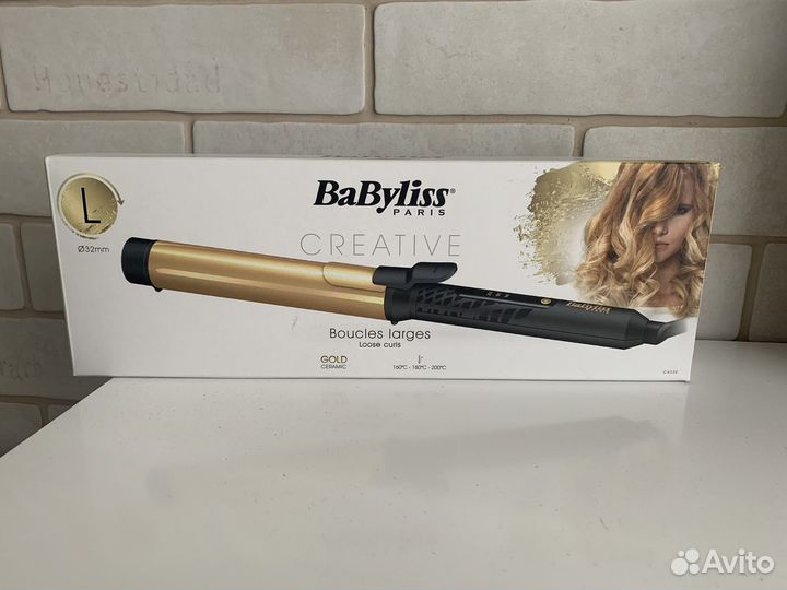 Новая плойка широкая Babylyss