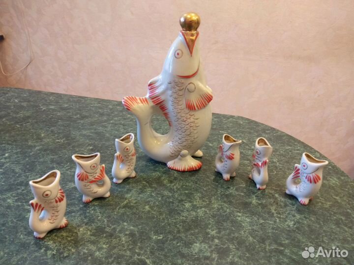 Фарфоровый набор для крепких напитков