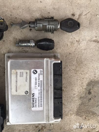 Блок управления двс CAS 2 бмв 5 е60 M54