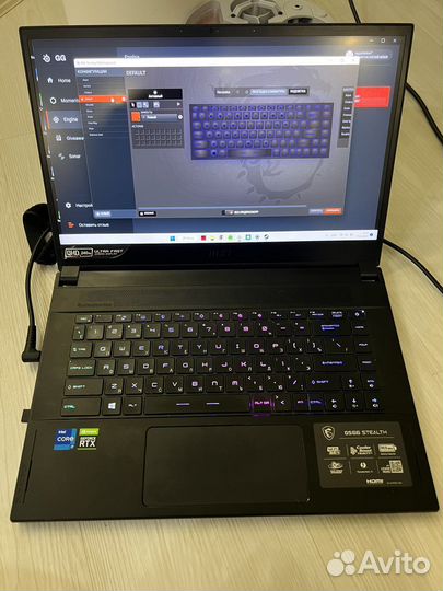 Игровой ноутбук msi gs66, i-7 11800, rtx3080 16 гб