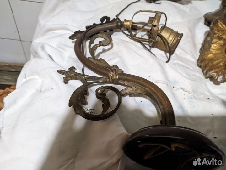 Детали для светильников старинные