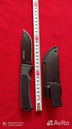 Нож, сталь 7CR17MOV HRC58, ножны ABS plastic