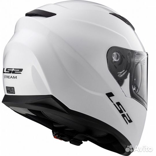 Мотошлем LS2 FF320 stream EVO Solid white