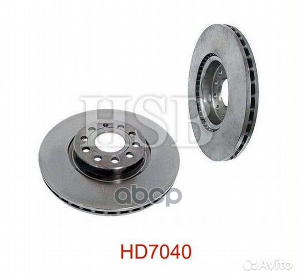 Диск тормозной передний VW passat 1.6&2.0FSI/1