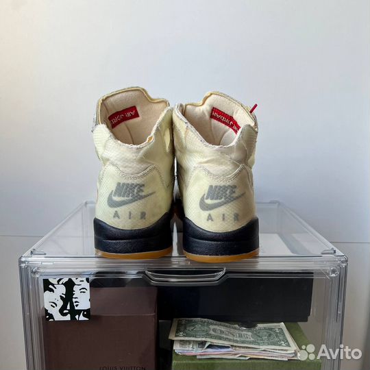 Air jordan 5 off white