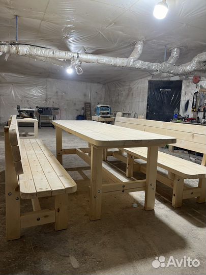 Столы лавки для дачи