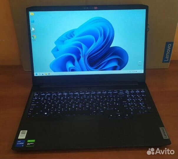 Ноутбук Lenovo i5-11300H/8Gb/SSD 512Gb/GTX1650 4Gb