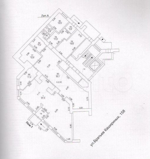 Свободного назначения, 250 м²
