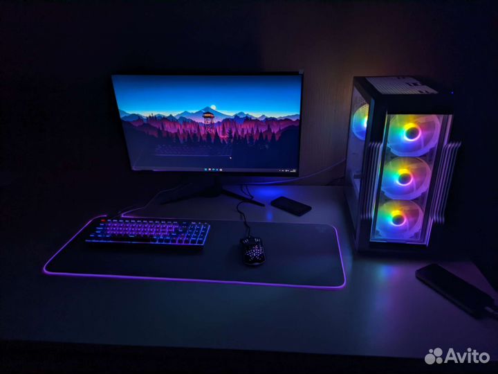Игровой пк белый