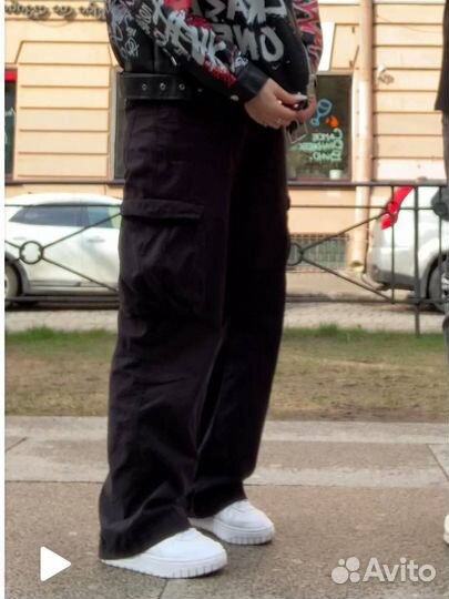 Брюки карго женские
