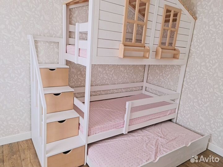 Двухъярусная кровать детская