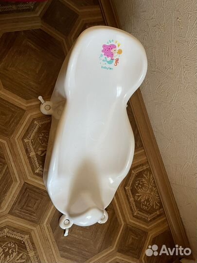 Горка для купания Babyton белая