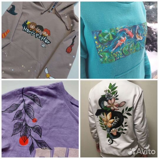 Роспись одежды/обуви/аксессуаров