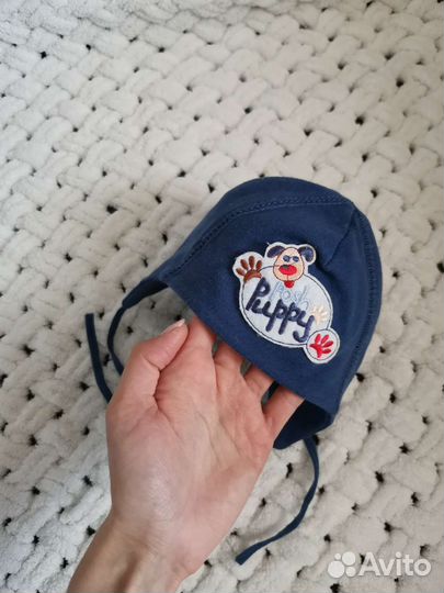 Шапка детская, чепчик для мальчика