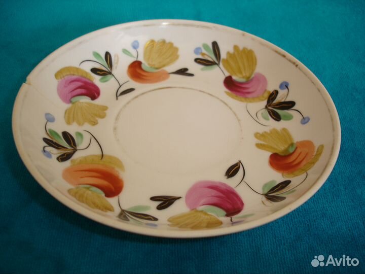 1950-е Репка Вербилки дфз блюдце