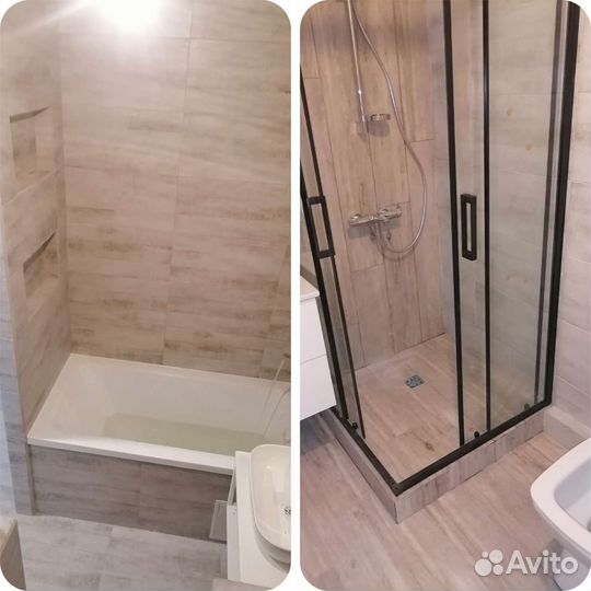 Ремонт квартиры ванной комнаты и туалета кафельщик