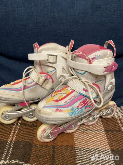 Роликовые коньки детские раздвижные