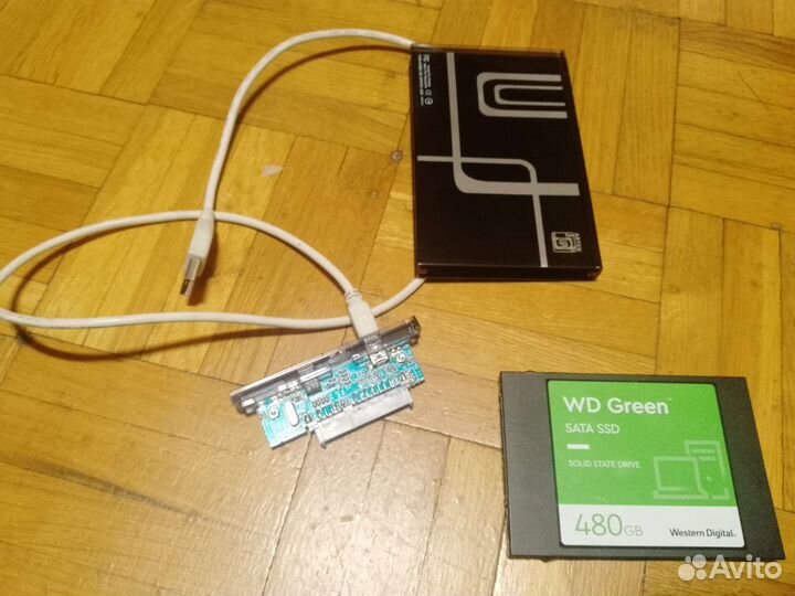 Ssd диск + кабель SATA usb