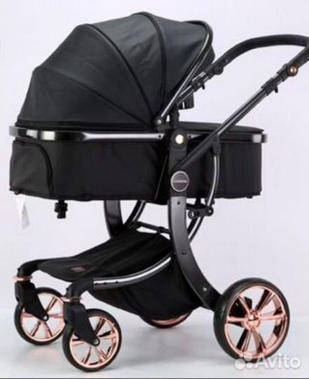 Коляска - трансформер 3в1 Luxmom 608 экокожа