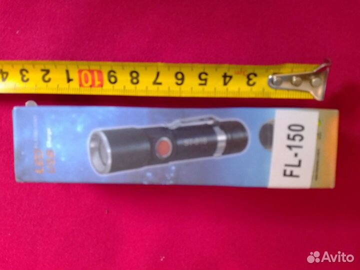 Фонарик Влагостойкий FL-150, светод, аккамулятор