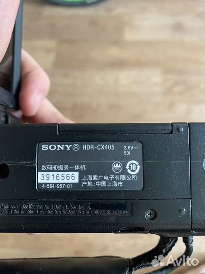 Видеокамера Sony hdr cx405 на запчасти