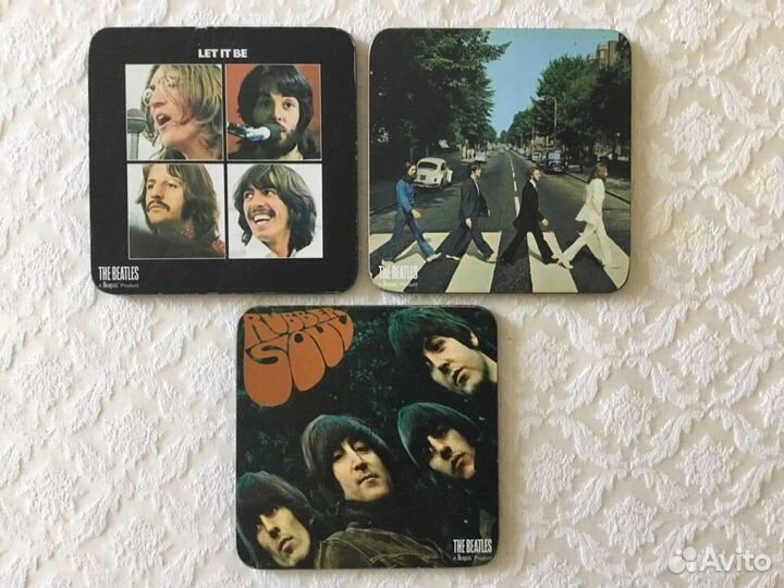 Бирдекели/подставки под стакан The Beatles