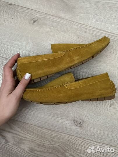 Мокасины желтые мужские Carlo Pazolini