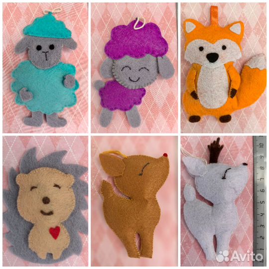Фетровые игрушки