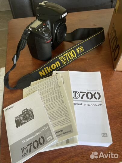 Зеркальный фотоаппарат nikon D700 (20т. кадров)