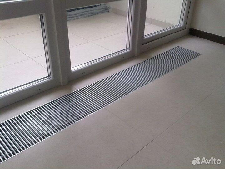 Конвектор в пол KWH 200-105-2400 мощность 1144 Вт