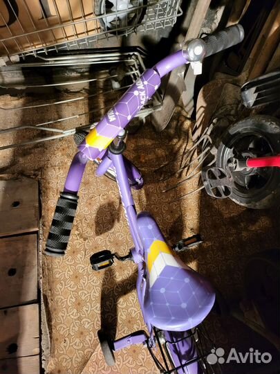 Велосипед детский black aqua