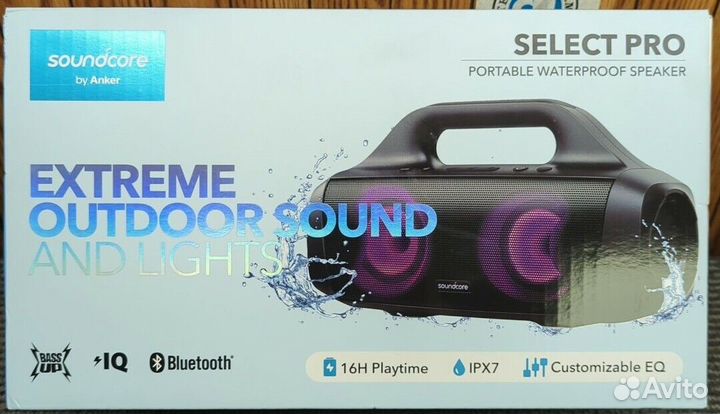 Новая. Bluetooth-колонка Anker Soundcore Select Pr