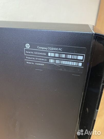 Компьютер HP Compaq CQ2000 PC series