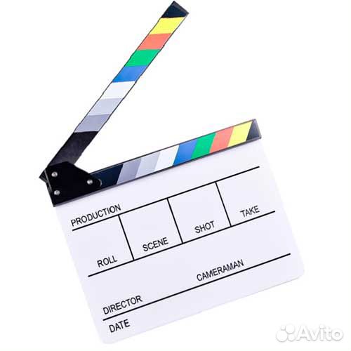 Кинохлопушка белая E-image ECB-04