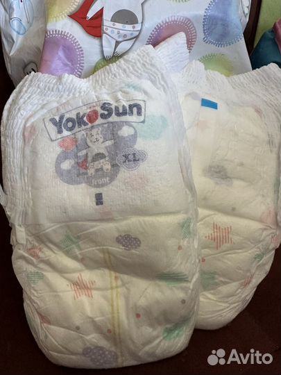 Подгузники трусики yokosun xl 11шт