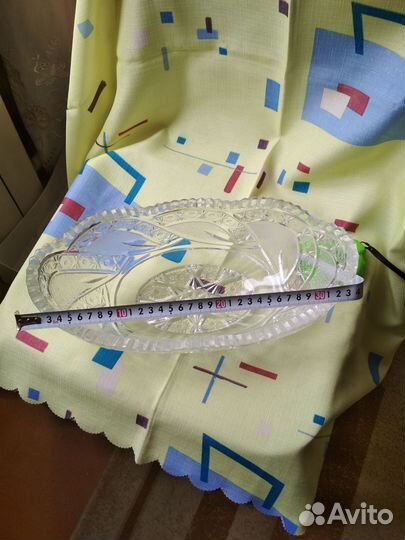 Чаша хрустальная лодья СССР