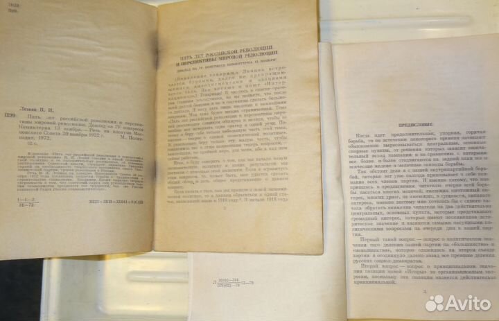 Ленин Шаг вперед 2 шага назад, Пять лет революции