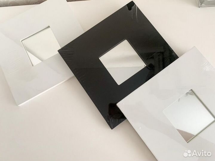 Зеркала, Набор из 3-х зеркaл 10х10 malma IKEA