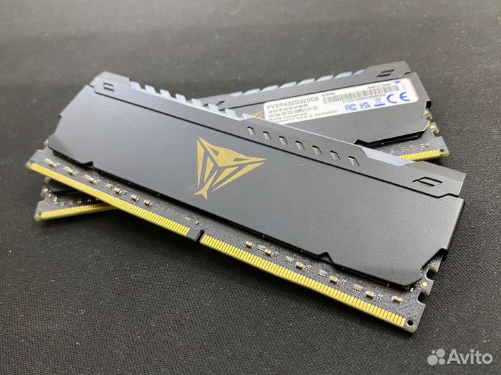 Patriot Viper Steel RGB 3200MHz 64Gb (2x32Gb) DDR4