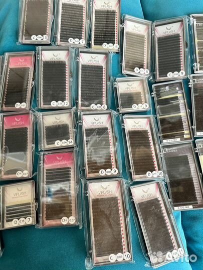 Ресницы для наращивания barbara, viplesh, lux