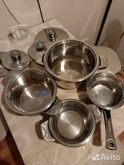 Набор кастрюль из нержавеющей стали