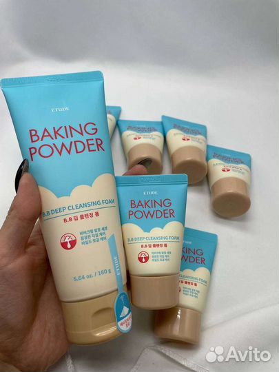 Пенка для умывания Baking powder. Корея