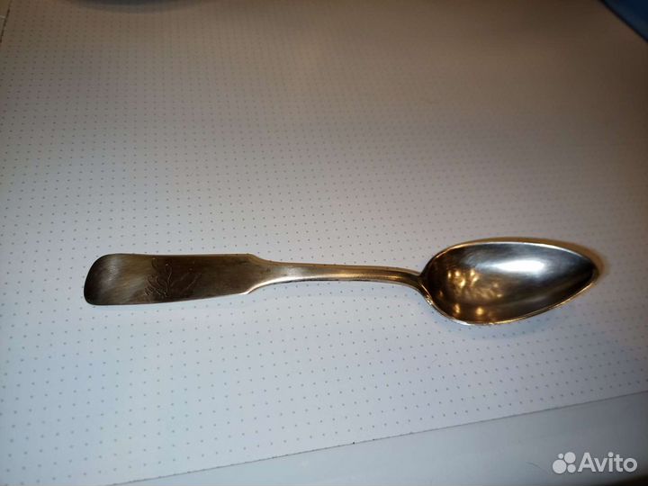 Серебряная чайная ложка 84 пробы